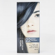 Крем-краска для волос с фруктовыми экстрактами Fruits Wax Pearl Hair Color 22 Blue black